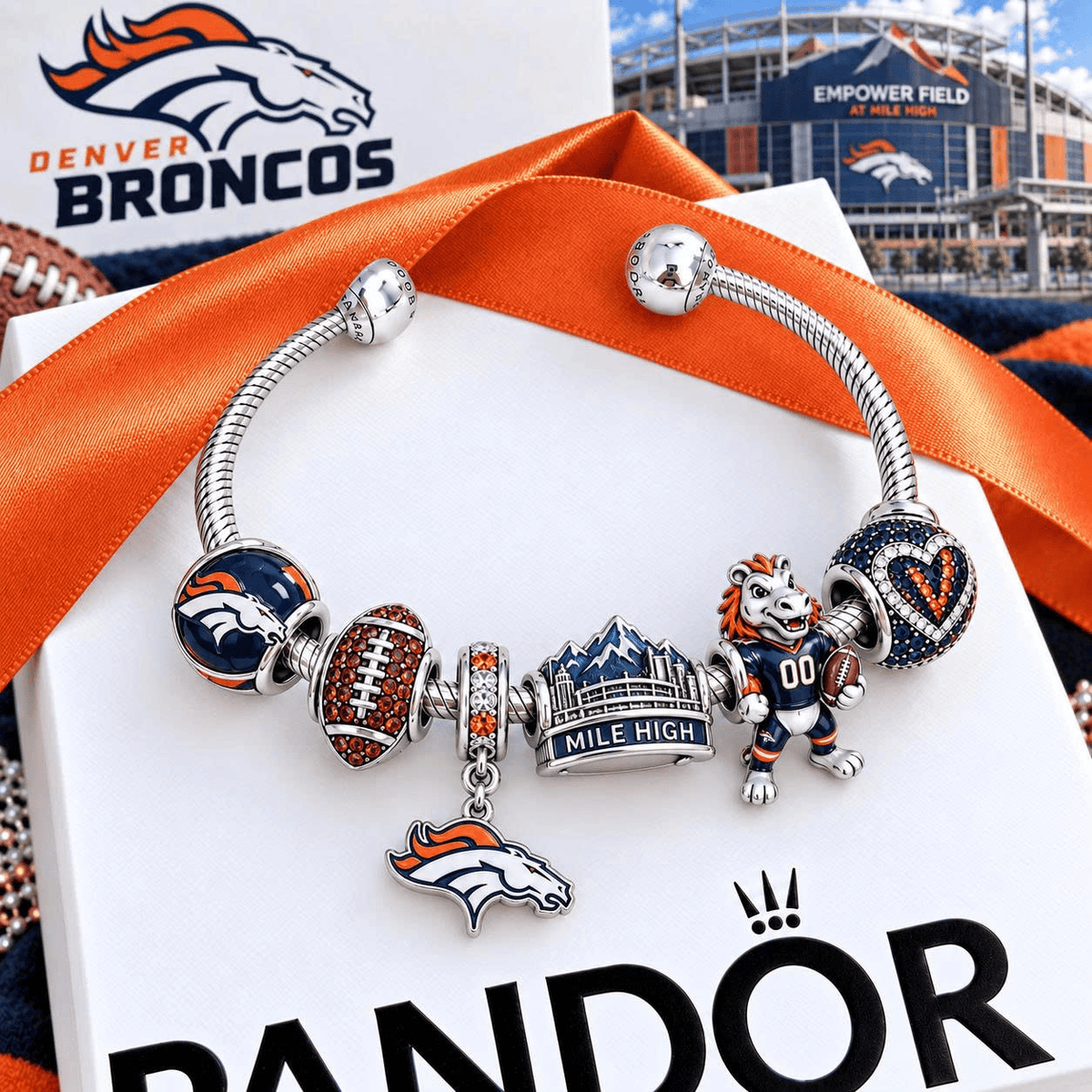 DVBC Silver Charm Bracelet Set VTH