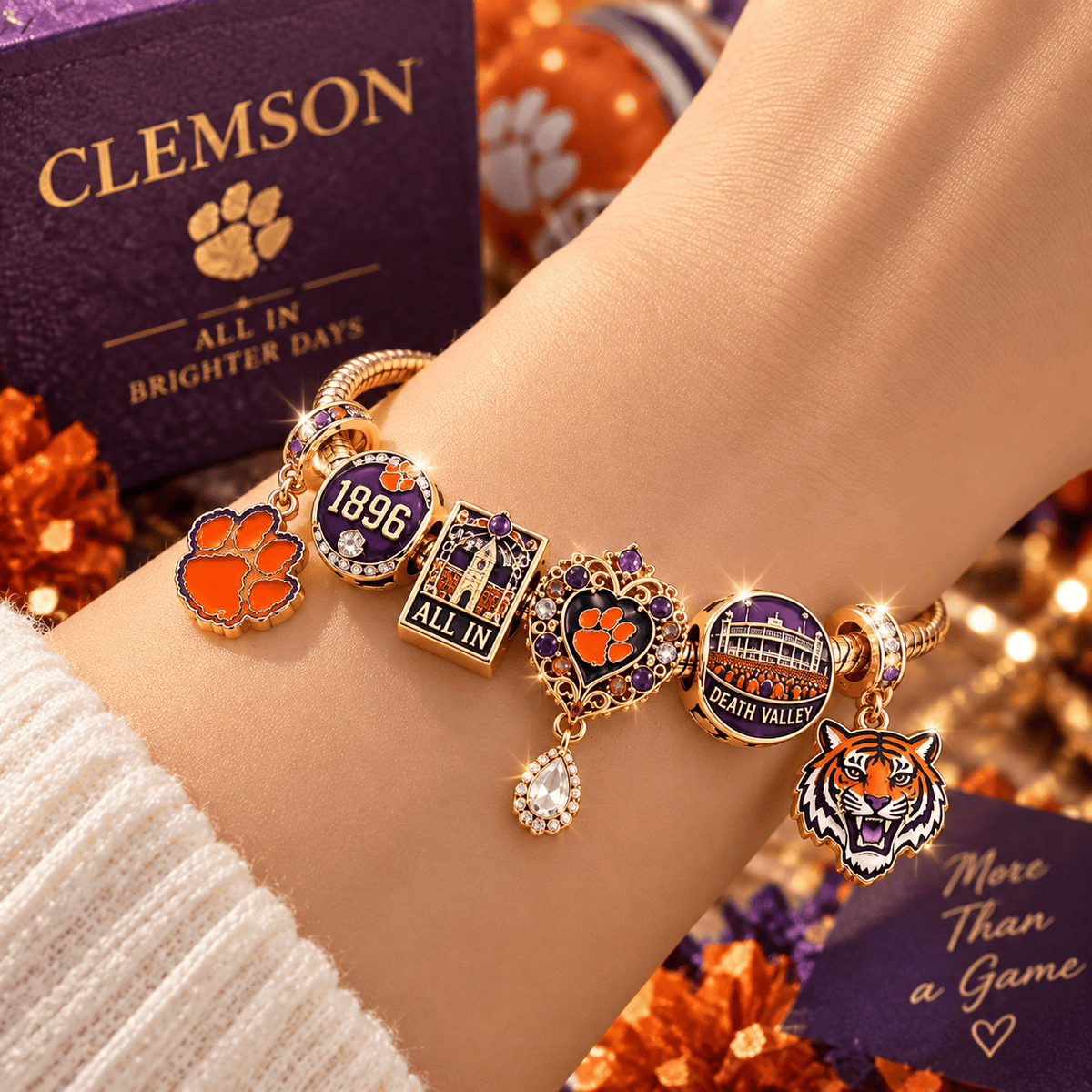 CLTB Gold Charm Bracelet Set TTN