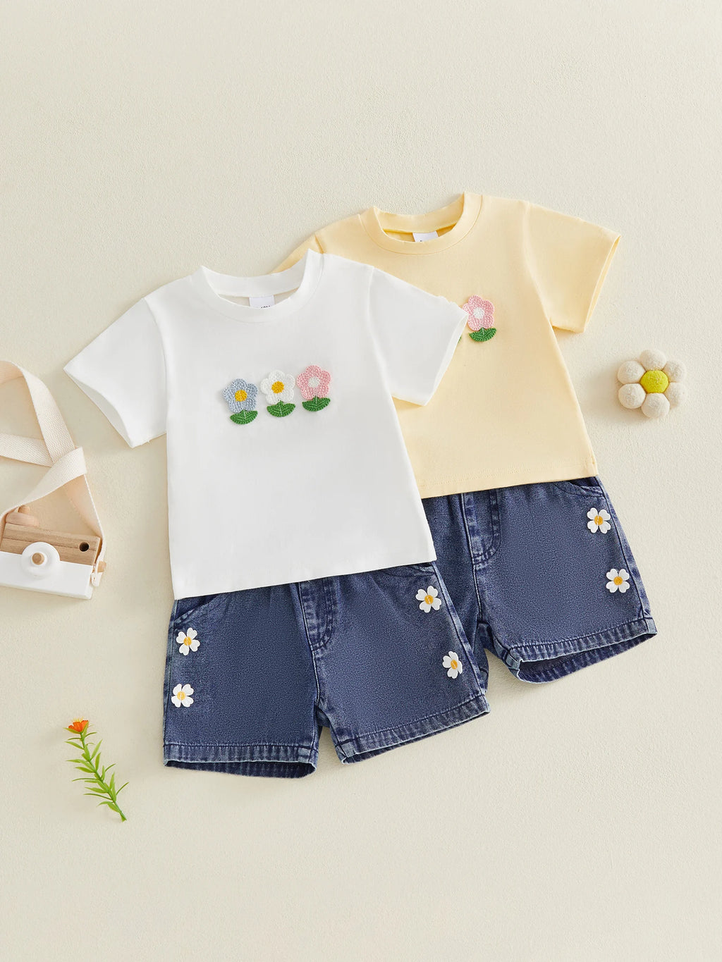Girls Sleeveless Tank Top with Floral Print Skirt Set Summer Outfit for Kids with Stylish Design and Comfortable Fit
